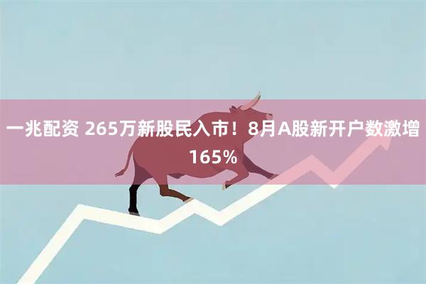 一兆配资 265万新股民入市！8月A股新开户数激增165%