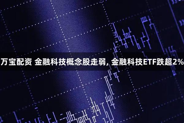 万宝配资 金融科技概念股走弱, 金融科技ETF跌超2%